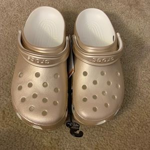 Metallic Crocs
